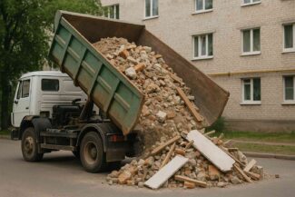 грузовик строительный мусор