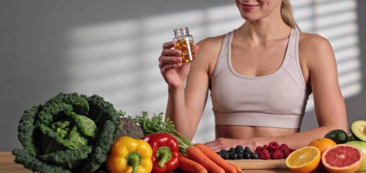 фрукты овощи девушка